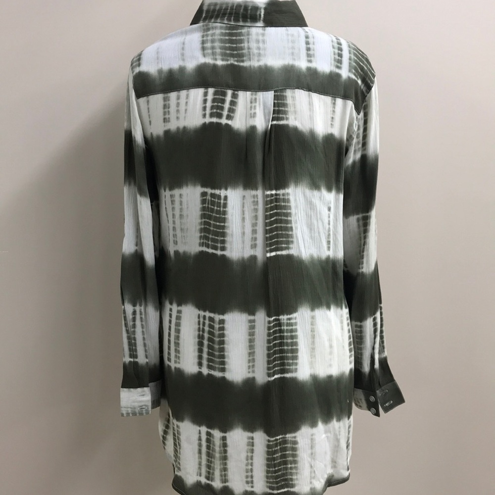 Entro Collared Button Down Collared Blouse Top Sm… - image 4